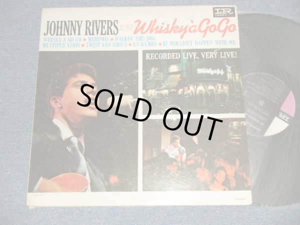 画像1: JOHNNY RIVERS - WHISKY A GO GO (Ex++/Ex+++ Looks:MINT-) / 1964  US AMERICA  ORIGINAL "1st Press BLACK with PINK Label" MONO Used   LP 