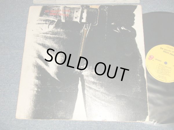 画像1: The ROLLING STONES - STICKY FINGERS (Matrix #A)ST-RS-712189 AA MR 15943 (8) Rolling Stones Records B)ST-RS-712190 CC MR 15943-x (1) Rolling Stones Records)"MO/ MONARCH Press in CA" (Ex/Ex) / 1971 US AMERICA ORIGINAL 1st Press "ZIPPER COVER" "1841 BROADWAY Label" Used LP