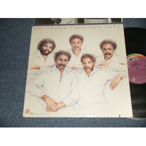 画像: The WHISPERS - LOVE FOR LOVE  (With CUSTOM INNER SLEEVE)  (Ex+++/Ex+++ CutOut) / 1983 US AMERICA ORIGINAL Used LP 