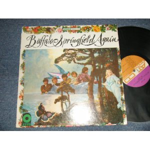 画像: BUFFALO SPRINGFIELD -  AGAIN (CT / TERRE HAUTE Press in INDIANA )  (Ex++/VG+++ Looks:VG)  / 1967 US AMERICA ORIGINAL 1st Press "PURPLE PLUM & BROWN GOLD Label" STEREO  Used LP 