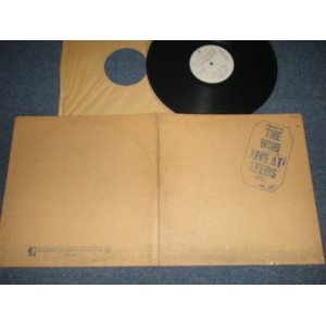 画像: THE WHO  - LIVE AT LEEDS (NO Inserts NO POSTER) (Ex/Ex+ Looks:Ex+++ SWOFC, WOL) / 1970 US AMERICA ORIGINAL Used LP