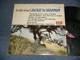 画像: JACKIE DeSHANNON  DE SHANNON -  IN THE WIND(Ex++, Ex+/Ex++ Looks:MINT-) / 1965 US AMERICA ORIGINAL 1st press "BLACK with PINK Label" STEREO Used LP 