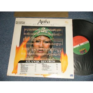 画像: ARETHA FRANKLIN - ALMIGHTY FIRE (PR/PRESSWELL Press in NJ) (Ex++/Ex+++)  / 1978 US AMERICA ORIGINAL "PROMO Sheet"  "PROMO GOLD STAMP" 1st Press "GREEN & RED with Small ROCKFELLER Label" Used LP 　