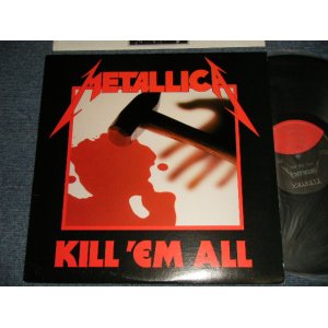 画像: METALLICA - KILL 'EM ALL (With CUSTOM INNER SLEEVE)  (Ex++/MINT-)  / 1987 Version US AMERICA REISSUE Used LP