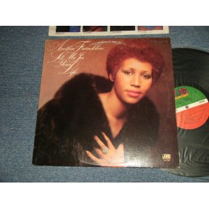 画像: ARETHA FRANKLIN - LET ME IN YOUR LIFE  (Matrix #A)ST-A-733043-CC AT/GP  MR ▵18657(4) B)ST-A-733044-DD AT/GP MR ▵18657-x(8)) "MO/MONARCH Press in CA" (Ex+/Ex++ Looks:EX, Ex++) / 1974 US AMERICA ORIGINAL 1st press "GREEN & RED with large 75 ROCKFELLER Label" Used LP 