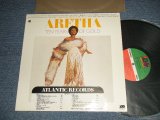 画像: ARETHA FRANKLIN - ARETHA TEN YEARS OF GOLD ("PR / PRESSWELL Press in ANCORE in NJ") (MINT-/MINT- CutOut)  / 1976 US AMERICA  ORIGINAL 1st press "RED & Green with small 75 ROCKFELLER with 'W' Label" Used LP  