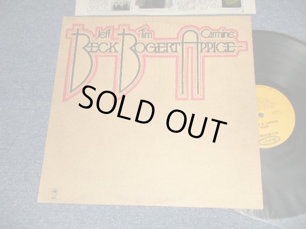 画像1: Jeff  BECK Tim BOGERT & Carmine APPICE - BECK BOGERT & APPICE (Matrix #A)1S AL-32140-1C STERLING B)BL-32140-1A STERLING) "SANTA MARIA Press in CA"  (Ex++/Ex) / 1973 US AMERICA ORIGINAL 1st Press "YELLOW Label" Used LP 