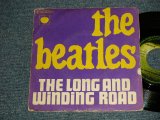 画像: THE BEATLES -  A)THE LONG AND WINDING ROAD    B)FOR YOU BLUE(Ex/Ex+) / 1970 FRANCE FRENCH ORIGINAL "MONO Mix" Used 7" Single with PICTURE SLEEVE