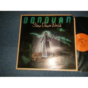 画像: DONOVAN - SLOW DOWN WORLD (VG++/MINT- CutOut, WTRDMG)  / 1975  US AMERICA ORIGINAL  "ORANGE Label" Used LP