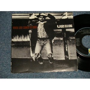 画像: U2 / with B. B. KING - A)WHEN LOVE COMES TO TOWN with B. B. KING   B)DANCING BARE FOOT  (Ex+++/MINT-) /1989 US AMERICA ORIGINAL Used Used 7" Singles  with PICTURE SLEEVE