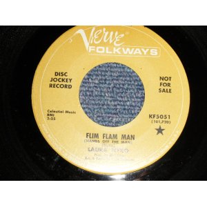 画像: LAURA NYRO - A)FLIM FLAM MAN  B)AND WHEN I DIE (Ex+++/Ex++) / 1967 US AMERICA ORIGINAL "PROMO" Used 7" 45rpm Single