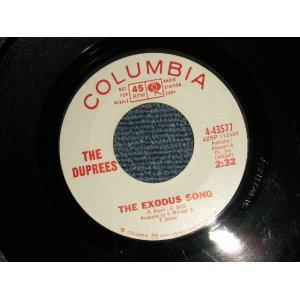 画像: The DUPREES - A)THE EXODUS SONG   B)LET THEM TALK  (MELLOW GROOVE  SOUL BALLAD with CHORUS MELLOW GROOVE ) (Ex+/Ex+)  / 1966 US AMERICA ORIGNAL "WHITE LABEL PROMO" Used 7" 45 rpm Single  