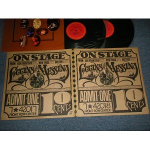 画像: LOGGINS & MESSINA - ON STAGE (With TWO CUSTOM INNER SLEEVE) (SANTA MARIA Press in CA)  (MINT-/MINT-) / 1974 US AMERICA ORIGINAL Used  2-LP 