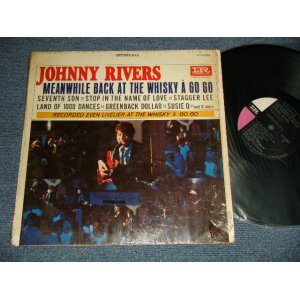 画像: JOHNNY RIVERS - MEANWHILE BACK AT THE WHISKY A GO GO (Ex/VG++) / 1966 US AMERICA  ORIGINAL "1st Press BLACK with PINK Label" STEREO Used LP 