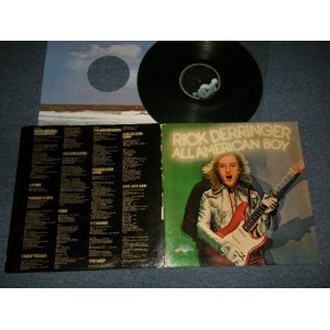 画像: RICK DERRINGER - ALL AMERICAN BOY (With Custom Inner Sleeve) (Ex++/Ex+++ Looks:Ex+) /1973 US AMERICA ORIGINAL 1st Press "GLOSSY SHINING Cover" Used LP  