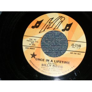 画像: BILLIE DAVIS - A)ONCE IN A LIFETIME  B)IT'S ALL OVER (Ex++/Ex++) / 1968 US AMERICA ORIGINAL "PROMO" Used 7" Single 