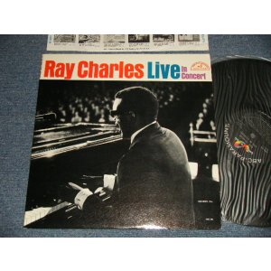 画像: RAY CHARLES - LIVE IN CONCERT(Ex+++/Ex+++) / 1965 US AMERICA ORIGINAL MONO  Used LP 