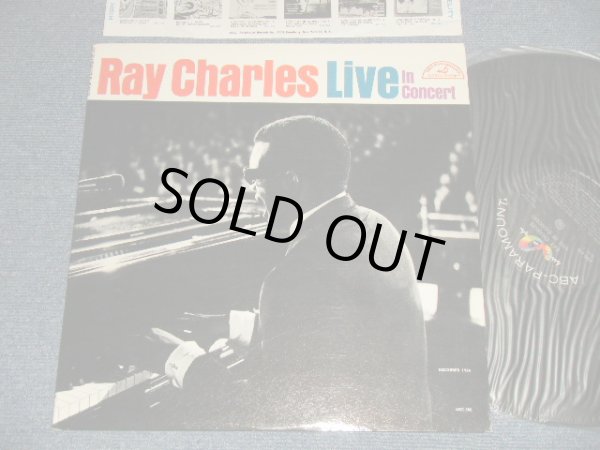 画像1: RAY CHARLES - LIVE IN CONCERT(Ex+++/Ex+++) / 1965 US AMERICA ORIGINAL MONO  Used LP 