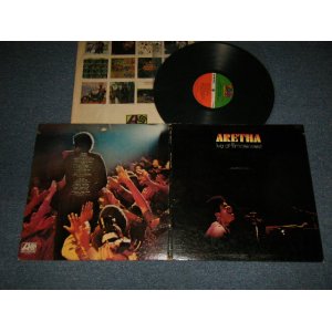 画像: ARETHA FRANKLIN (With KING CURTIS, RAY CHARLES) - LIVE AT FILLMORE WEST (Non PIN-UP ) (Matrix #A)ST A 712205-AAA-1-11 AT/GP  PR   B)ST A 712206-FFF AT/GP  PR) "RICHMOND Press in INDIANA" (Ex+/MINT- Cutout ) / 1971 US AMERICA ORIGINAL 1st Press "GREEN & RED Label with 1841 BROADWAY at Bottom" Used LP 