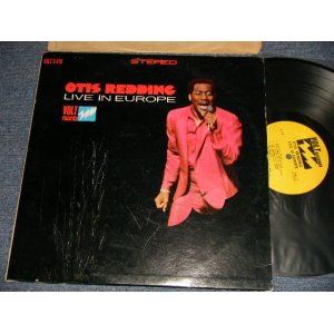 画像: OTIS REDDING - LIVE IN EUROPE ( Matrix #A)ST-VO- 671059-1C B)ST-VO- 671060-1C)(Ex++/Ex+++) / 1967 US AMERICA ORIGINAL "YELLOW w/DIST by. ATCO Label"  Used  LP 