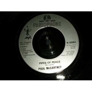 画像: PAUL McCARTNEY - PIPES OF PEACE  B)SO BAD( - /Ex+++) / 1983 UK ENGLAND REISSUEL Used 7" Single 