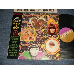 画像: SONNY & CHER - THE BEST OF (Ex+/Ex+++ A-1:Ex) / 1967 US AMERICA ORIGINAL 1st Press "PLUM & GOLD Label"  STEREO Used  LP 