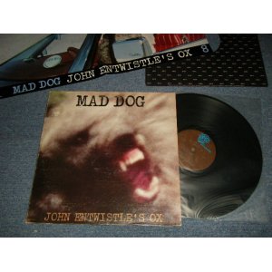 画像: JOHN ENTWISTLE'S OX - MAD DOG  (With Inserts) (Ex++/Ex+++ Looks:MINT-) /1975 US AMERICA ORIGINAL Used LP  