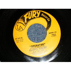画像: GLADYS KNIGHT & THE PIPS - A)OPERATOR  B)I'LL TRUST IN YOU (Ex+/Ex+) / 1962 US AMERICA ORIGINAL Used 7" 45rpm Single