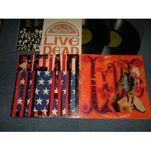 画像: GRATEFUL DEAD - LIVE / DEAD  :with 8x11 inch BOOKLET （VG+/Ex+++ TEAR, EDSP) / 1969 Version US AMERICA 2nd Press "'WB' on TOP With GREEN Label"  Used 2-LP 