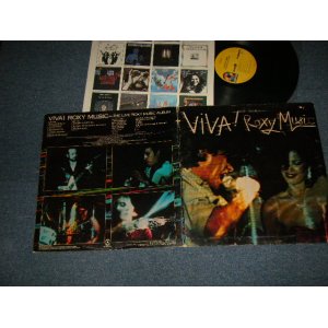 画像: ROXY MUSIC - VIVA! ROXY MUSIC (Ex, Ex++, Ex+++/Ex++ Looks:Ex-) / 1976 US AMERICA  ORIGINAL Used LP 