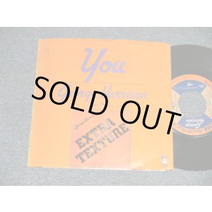 画像: GEORGE HARRISON (THE BEATLES) -  YOU (Ex+/MINT-) / 1975 US AMERICA ORIGINAL Used 7" Single  With PICTURE SLEEVE