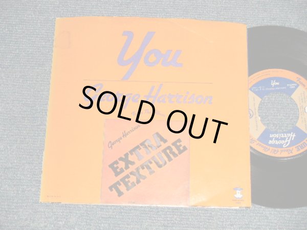 画像1: GEORGE HARRISON (THE BEATLES) -  YOU (Ex+/MINT-) / 1975 US AMERICA ORIGINAL Used 7" Single  With PICTURE SLEEVE