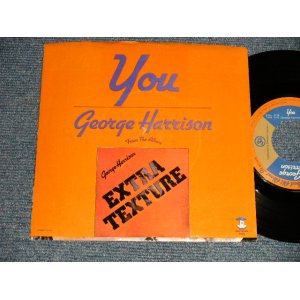 画像: GEORGE HARRISON (THE BEATLES) -  YOU (Ex/Ex+++) / 1975 US AMERICA ORIGINAL Used 7" Single  With PICTURE SLEEVE