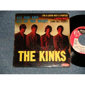画像: THE KINKS - ALL DAY AND ALL OF THE NIGHT (Ex++/Ex++)  / 1964FRANCE  ORIGINAL Used  7"45 rpm EP With PICTURE SLEEVE 