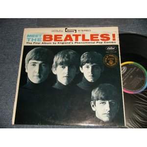 画像: The BEATLES - MEET THE BEATYLES (Ex++/Ex+++) / 1983-88 Version CANADA REISSUE NEW "BLACK with COLOR BAND Label" STEREO Used LP