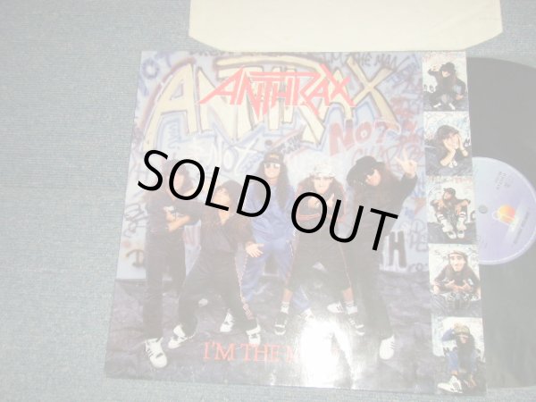 画像1: ANTHRAX  - I'M THE MAN (Ex++/MINT-) / 1987 EUROPE ORIGINAL Used 12" 33 rpm