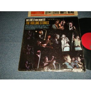 画像: ROLLING STONES - GOT LIVE IF YOU WANT IT!  (Matrix #A)ARL-7517-1P B)ARL-7518-1T)  "TERRE HAUT Press" (Ex+/Ex+++ Looks:Ex++)  /  1966 US AMERICA ORIGINAL "RED Label with Boxed LONDON" MONO Used LP