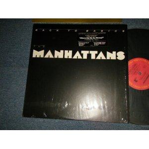 画像: MANHATTANS - BACK TO BASICS (With CUSTOM INNER SLEEVE) (MINT/MINT-)  / 1986 US AMERICA ORIGINAL Used LP 