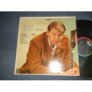 画像: GLEN CAMPBELL - GENTLE ON MY MIND (Ex++/MINT-) / 1967 US AMERICA ORIGINAL 1st Press "BLACK with RAINBOW Label" Used LP 