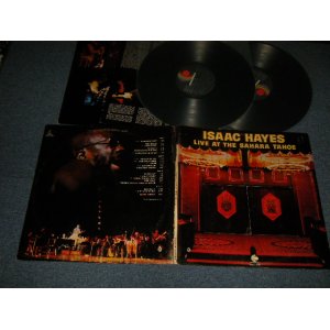 画像: ISAAC HAYES - LIVE AT THE SAHARA TAHOE (With 2 x CUSTOM INNER SLEEVE)(Ex++/Ex+++ BB, TAPE SEAM) / 1973 US AMERICA ORIGINAL Used 2-LP 