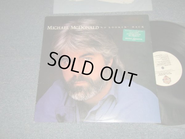 画像1: MICHAEL McDONALD - NO LOOKIN' BACK(With CUSTOM INNER SLEEVE) (MINT-MINT-) / 1986 US AMERICA ORIGINAL"PROMO"  Used LP