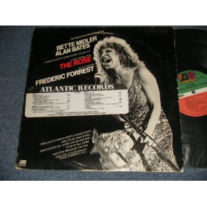 画像: BETTE MIDLER / Original Sound Track - THE ROSE (JANIS JOPLIN) (With CUSTOM INNER SLEEVE)  (Ex/VG++ B-1:VG+ LIGHT WRAP、ＳとＢＣ)  / 1979 US AMERICA ORIGINAL "PROMO" "GREEN & RED Label" Used LP