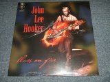 画像:  JOHN LEE HOOKER - BLUES ON FIRE (SEALED) / 2009 US AMERICA  ORIGINAL "BRAND NEW SEALED" LP 