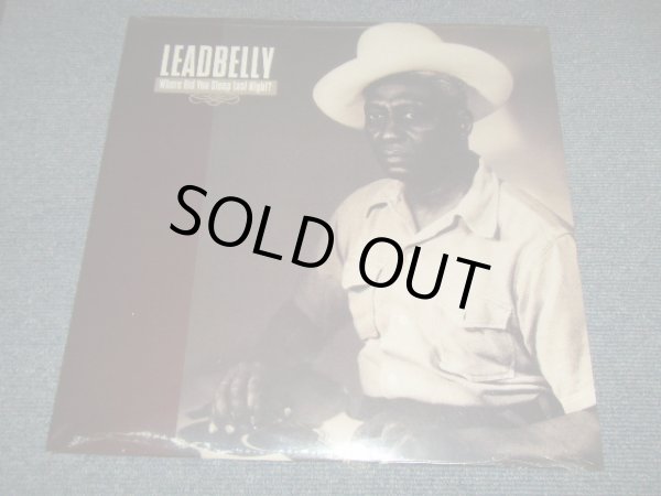画像1: LEADBELLY - WHERE DID YOU SLEEP LAST NIGHT?  (SEALED) / 2009 US AMERICA ORIGINAL  "BRAND NEW SEALED" LP 