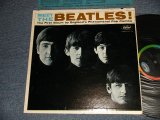 画像: The BEATLES - MEET THE BEATLES  (Matrix #A)T-1-2047-F1 #2 "IAM in TRIANGLE" B)T-2-2047-G2 #2 "IAM in TRIANGLE")   "SCRANTON Press in PENNSYLVANIA"(Ex+MINT-, Ex+++  EDSP) / 1964 US AMERICA  1st Press "BLACK with RAINBOW Color Band Label"  "BEATLES Logo on OLIVE GREEN Front Cover" MONO Used LP  