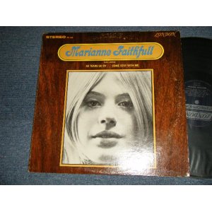 画像: MARIANNE FAITHFULL - MARIANNE FAITHFULL (Matrix #A)MR ZAL-6753 R-1 ▵7988 B)MR ZAL-6754-1 ▵7988X)  "MONARCH Press in CA" (Ex/Ex++ Looks:Ex)  / 1965 US AMERICA  ORIGINAL "Bright DARK BLUE Label with Un-Boxed LONDON " STEREO Used LP 