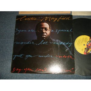 画像: CURTIS MAYFIELD - NEVER SAY YOU CAN'T SURVIVE (with Inserts) (Ex++/Ex+++) / 1977 US AMERICA ORIGINAL Used LP 