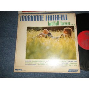 画像: MARIANNE FAITHFULL - FAITHFULL FOREVER (Matrix #A)ARL-7261-1C MR ▵4341 B)ZAL-7262-1C  MR ▵4341-X)  "MONARCH Press in CA" (Ex++/Ex++)  / 1966 US AMERICA ORIGINAL "Bright RED Label with Boxed LONDON" MONO Used LP 