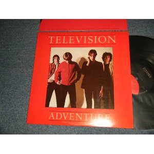 画像: TELEVISION -  ADVENTURE (Ex+++/MINT-)  / 1984 Version  US AMERICA "RED & BLACK Label"  Used LP