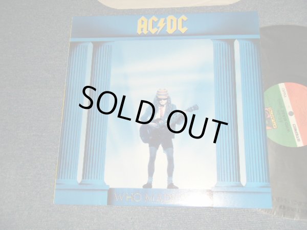 画像1: AC/DC - WHO MADE WHO  ("AR/ALLIED RECODRD COMPANY Press in L.A. in CA") (MINT-/MINT-) /  1986 US AMERICA ORIGINAL Used LP 